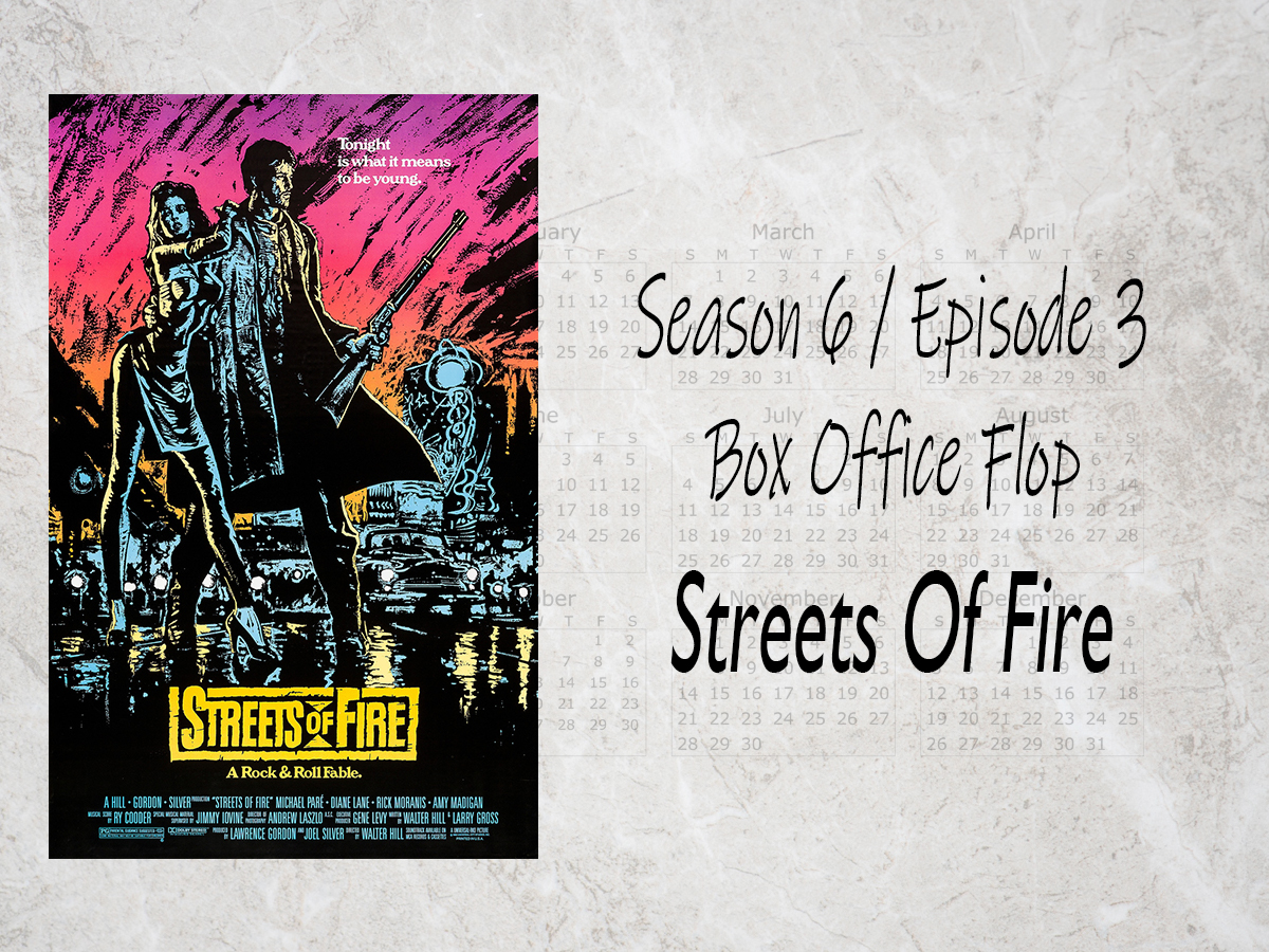 STREETS OF FIRE Movie POSTER 27x40 Michael Pare Diane Lane Rick Moranis Amy 